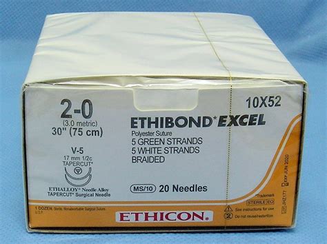 ETHIBOND® EXCEL Polyester Sutures, ETHICON,。